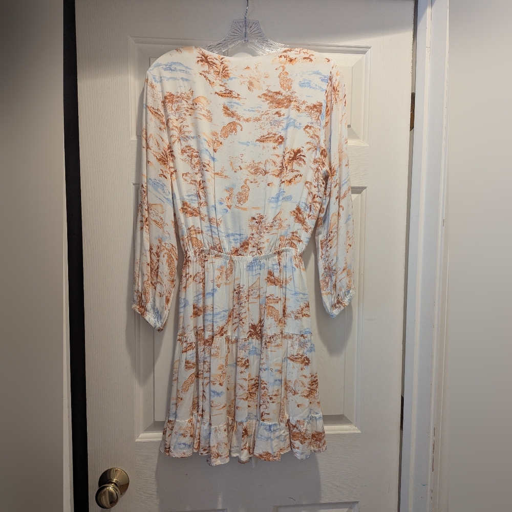 L*space Anthropologie Stay Golden Mini Dress Tropical Sands Size Small *NWOT - Picture 5 of 8